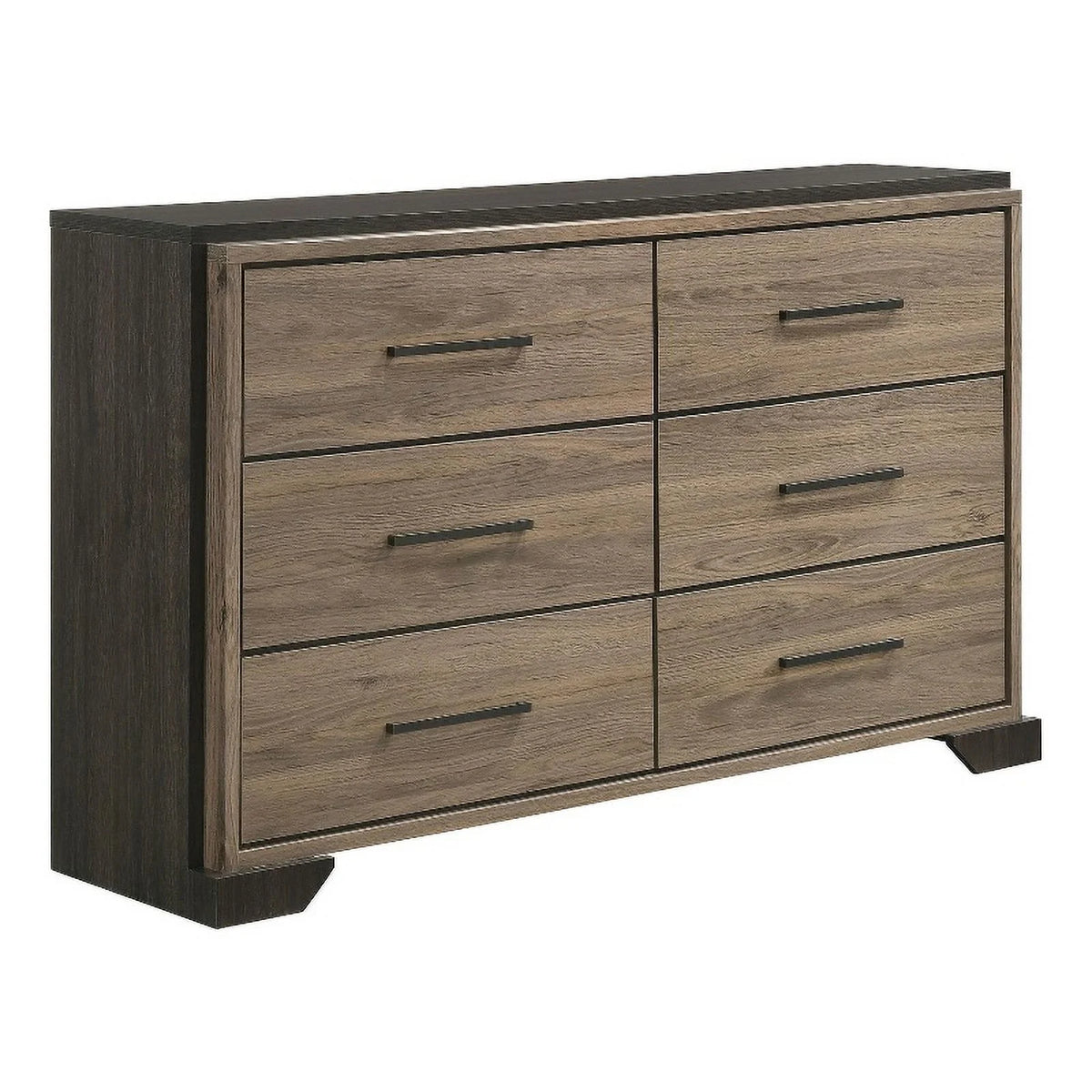 6 Drawer Wood Dresser R486