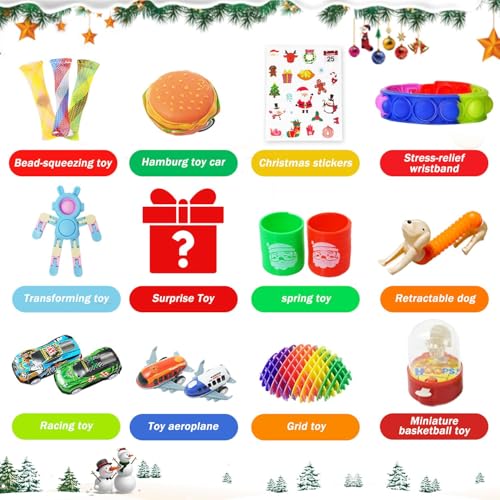 24 Days of Surprises Fidget Toys Advent Calendar C80194