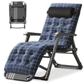 Zero Gravity Outdoor Folding Lounge Chair with Pillow K28124
