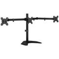 Black Triple Monitor Desk Stand E4870