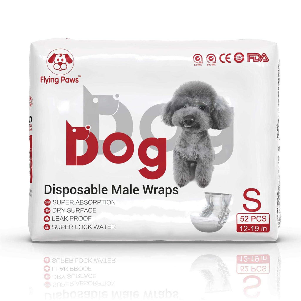 Absorbent Male Dog Wraps Belly Bands with Leak Protection D60573
