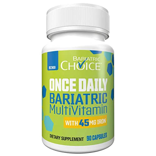 Once Daily Bariatric Multivitamin Capsule with 45 mg of Iron 90ct E578776