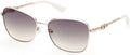 White Pale Gold Sunglasses K2839