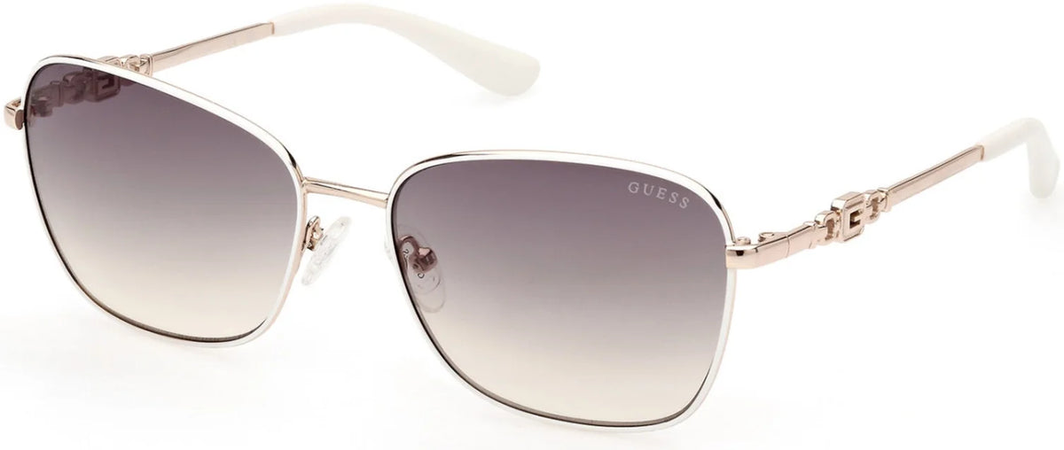 White Pale Gold Sunglasses K2839