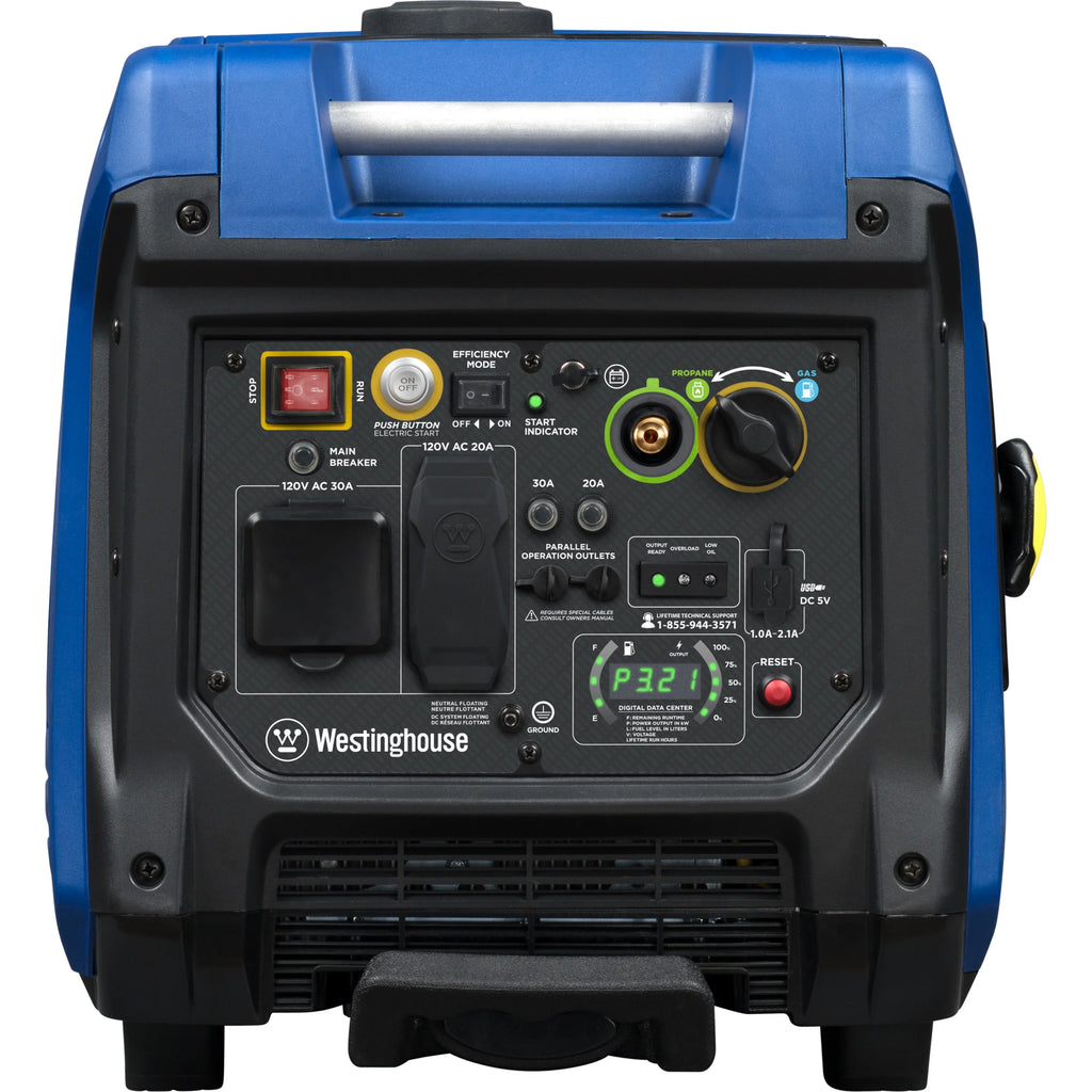 5000 Peak Watt Dual Fuel Portable Inverter Generator A218774