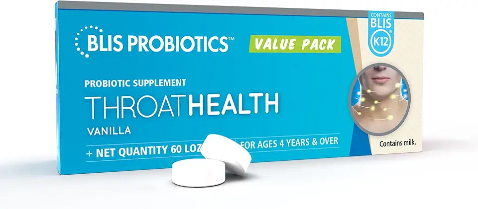 Sugar-Free Vanilla Flavored Oral Probiotics Lozenges V89615