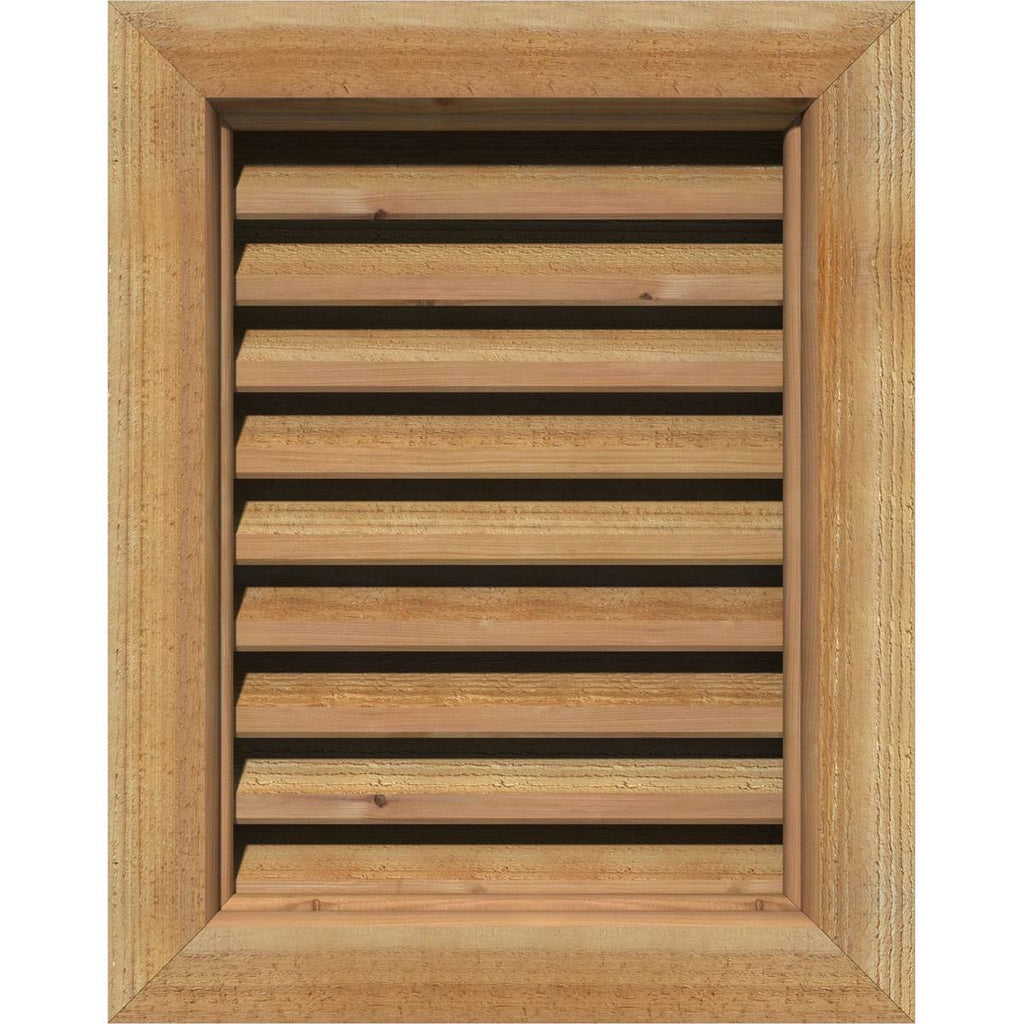 Unfinished Functional Vertical Gable Vent H713