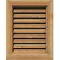 Unfinished Functional Vertical Gable Vent H713