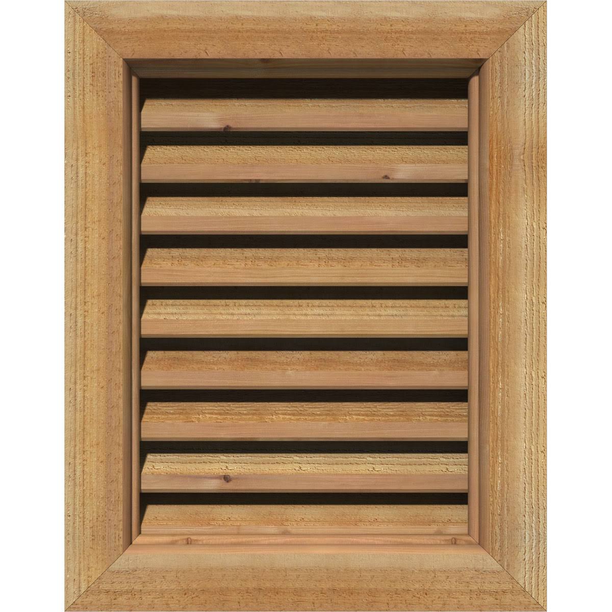 Unfinished Functional Vertical Gable Vent H713