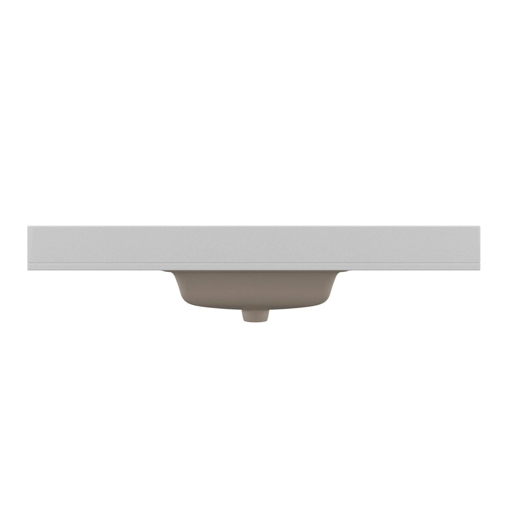 48x22 Quartz Vanity Top with Backsplash Y557