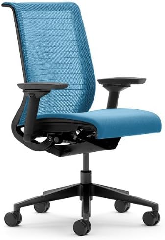 Black 3D Knit Back Chair Q3344
