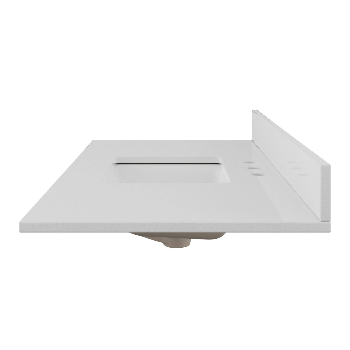 48x22 Quartz Vanity Top with Backsplash Y557
