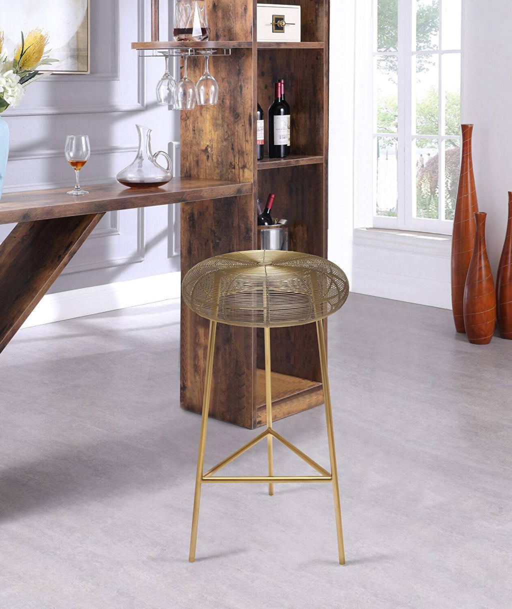 Gold Bar Stool M6224