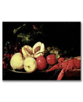 Still Life of Fruit with A Lobster Canvas Art X242922