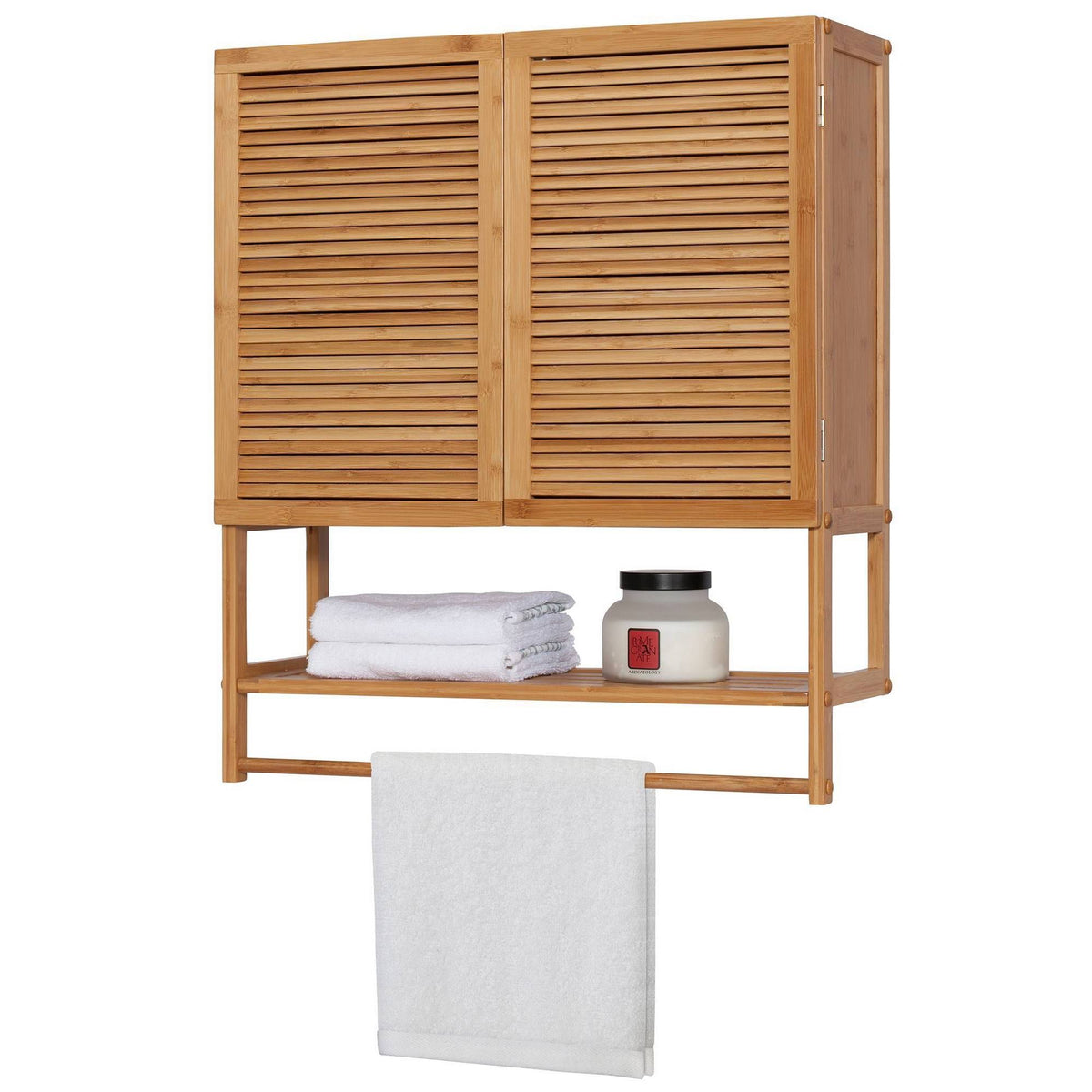Bamboo 2 Door Wall Cabinet D139
