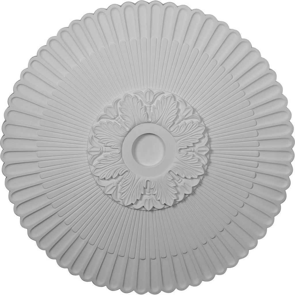 Hand-Painted Pewter Ceiling Medallion B4847