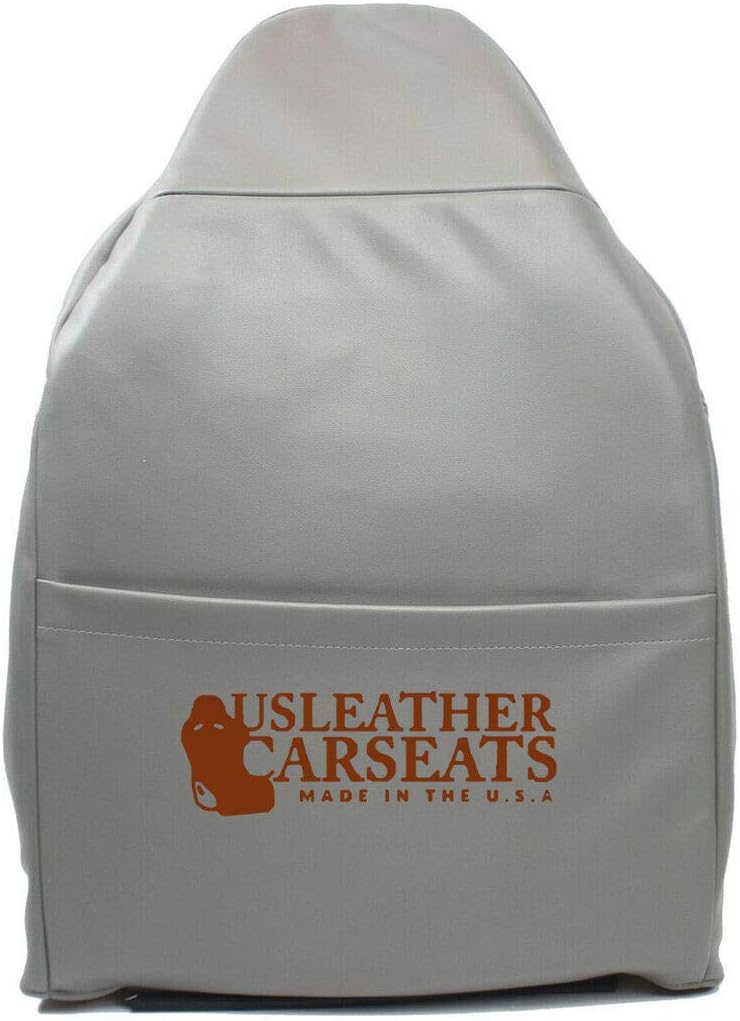 Compatible with 2001 Ford Excursion Driver Side Lean Back Replacement Leather Seat Cover Gray K5556