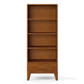 Solid Hardwood 60 in. x 24 in. Bookcase with Storage R95048