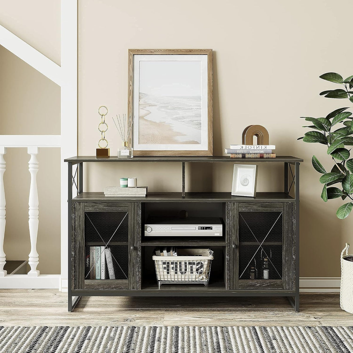 55 inch TV Stand with Storage Cabinet B417866