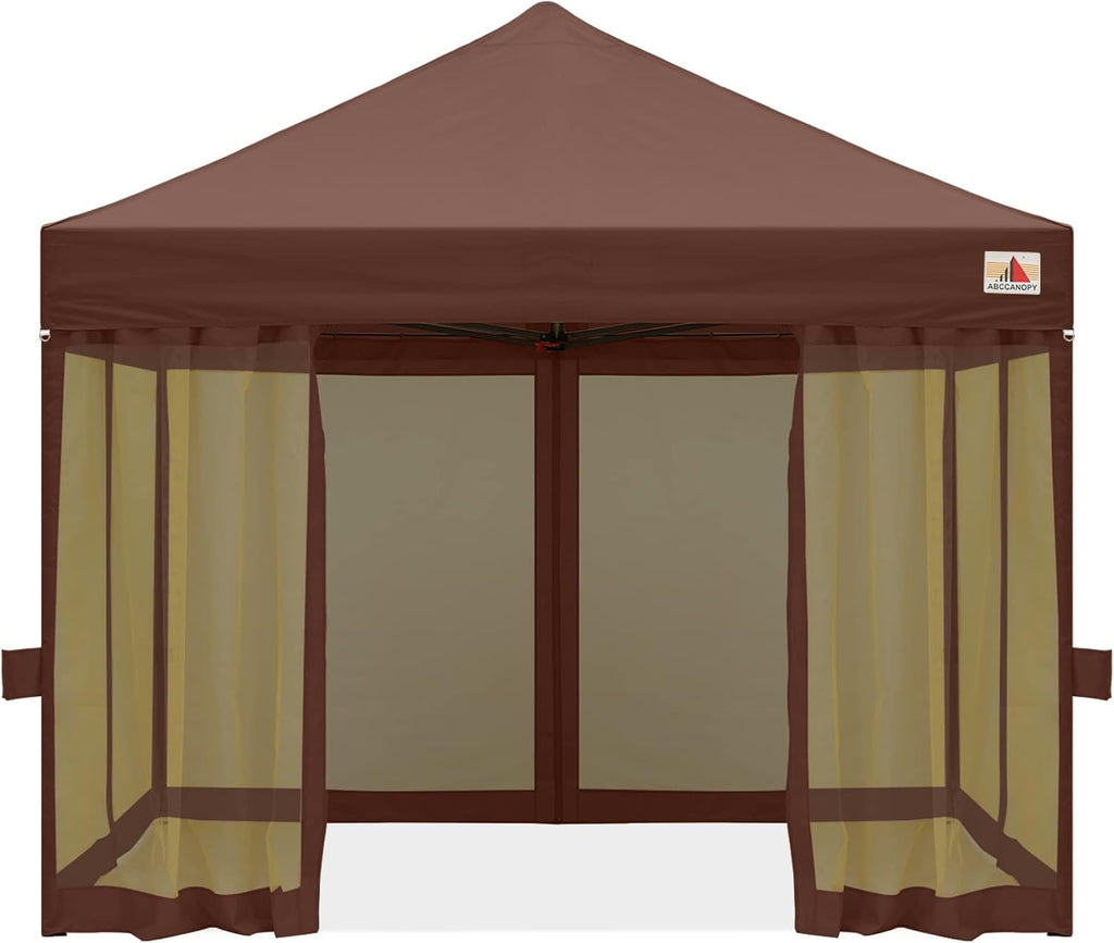 10x10 Pop Up Canopy Tent with Netting Walls L630100