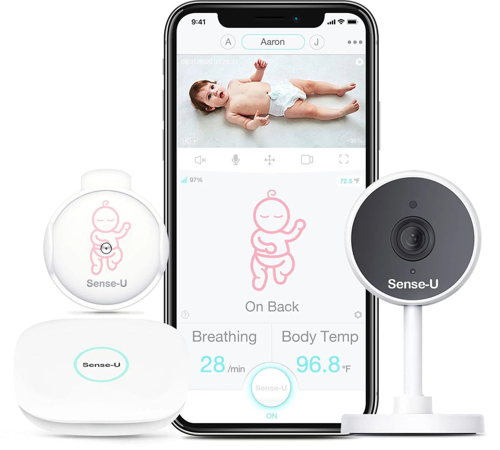Video Breathing Baby Monitor with 1080p HD Camera Y849