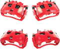 Red Semi-Loaded Calipers + Hardware Brake Kit C687