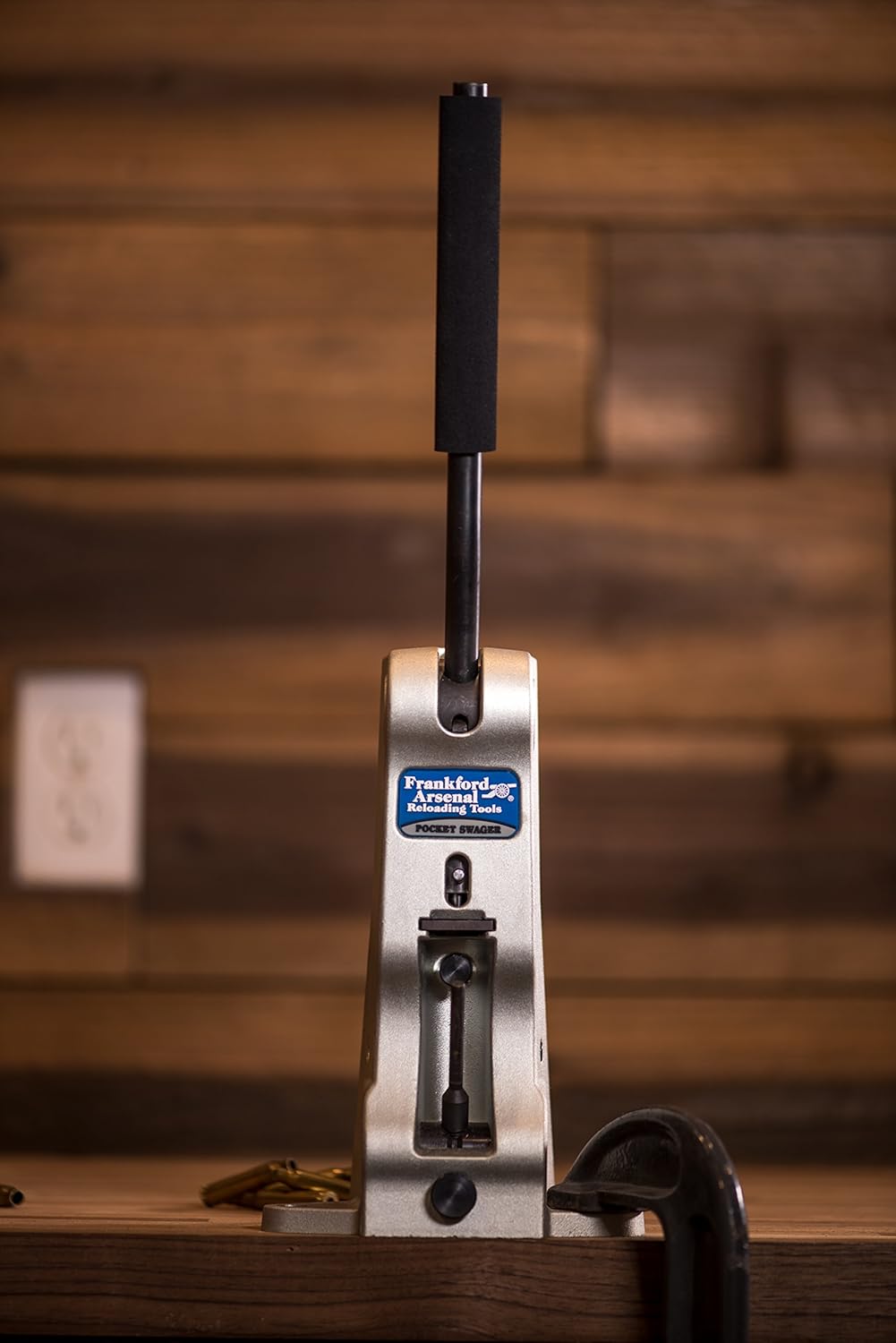 Primer Pocket Swager with Adjustable Handle and Auto-Eject M4475