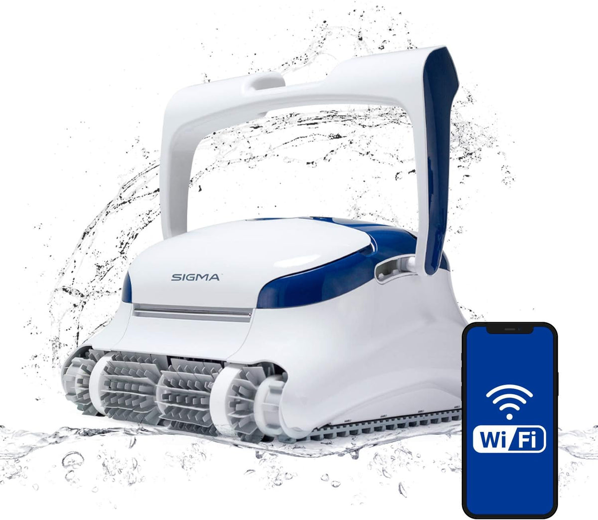 Robotic Pool Cleaner with Bluetooth and Top-Load Cartridge Filters X1439