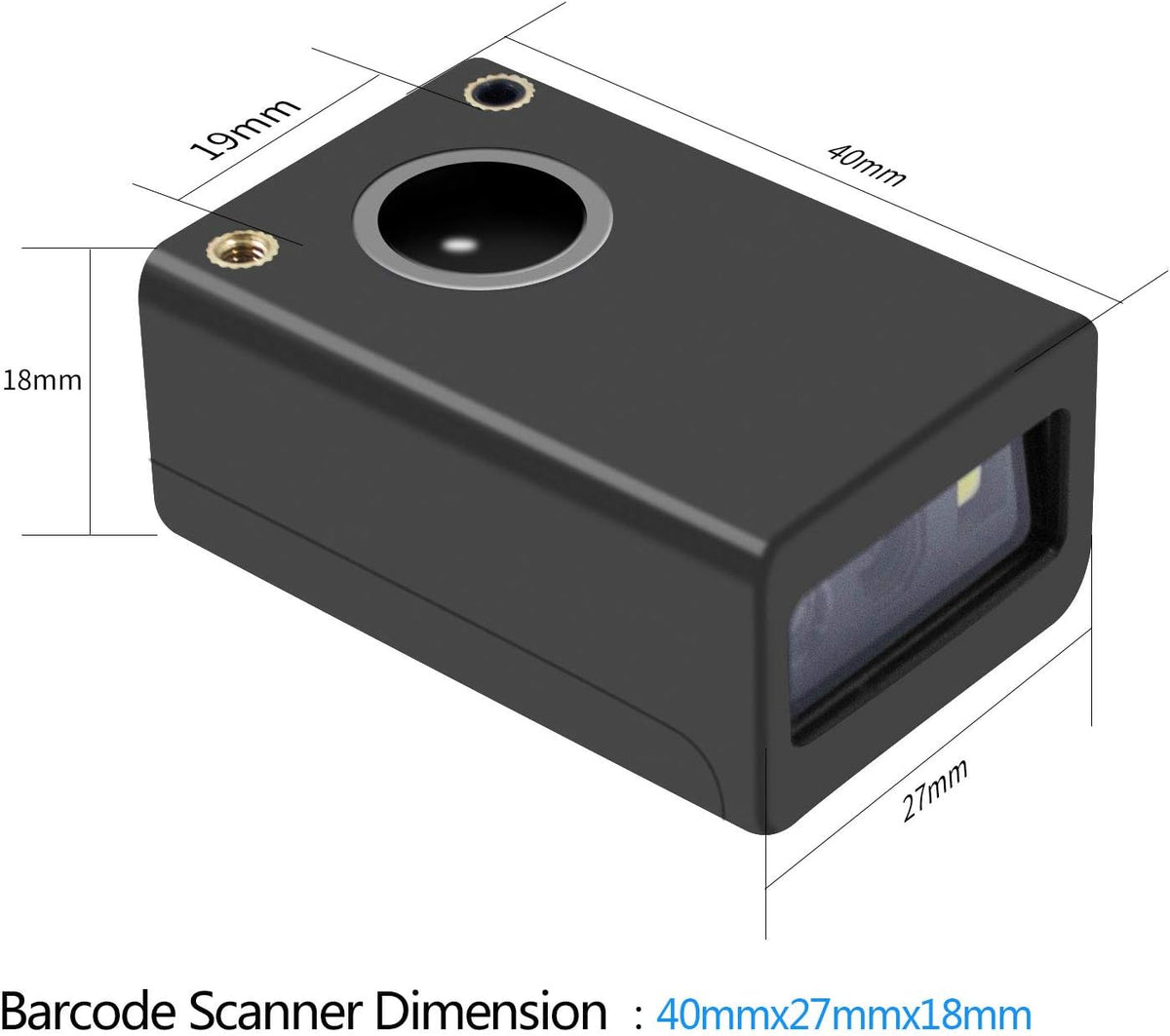 Mini Barcode Reader Scanner Pack of 2 R185077