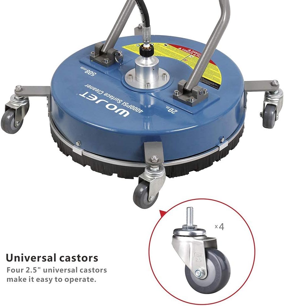 20 inch Pressure Washer Surface Cleaner with Castors X741664