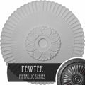 Hand-Painted Pewter Ceiling Medallion B4847