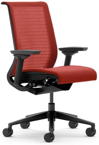 Black 3D Knit Back Chair Q3344