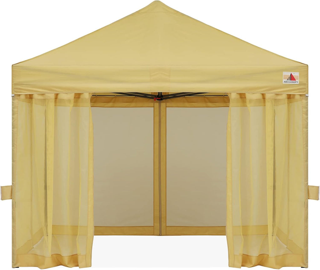 10x10 Pop Up Canopy Tent with Netting Walls L630100