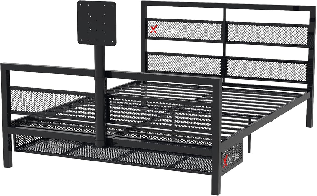 Black Bed with TV Mount M121