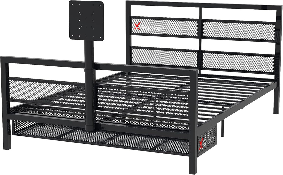 Black Bed with TV Mount M121