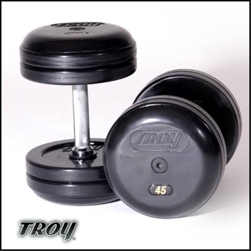 20 lb Rubber Dumbbells Pair J75376