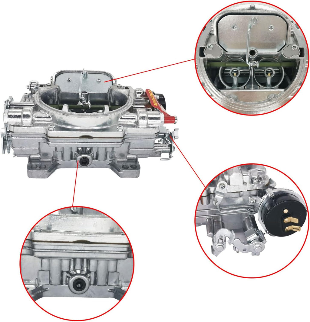 600 CFM 4 Barrel Carburetor with Manual Electric Choke I53416