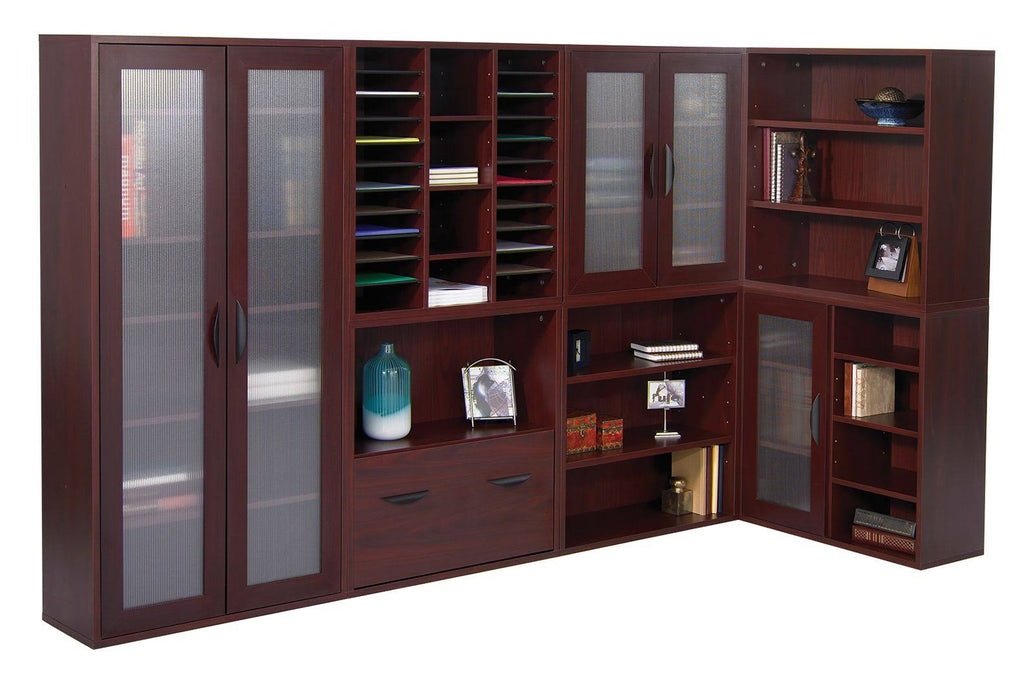 5 Shelf Wood Bookcase C497