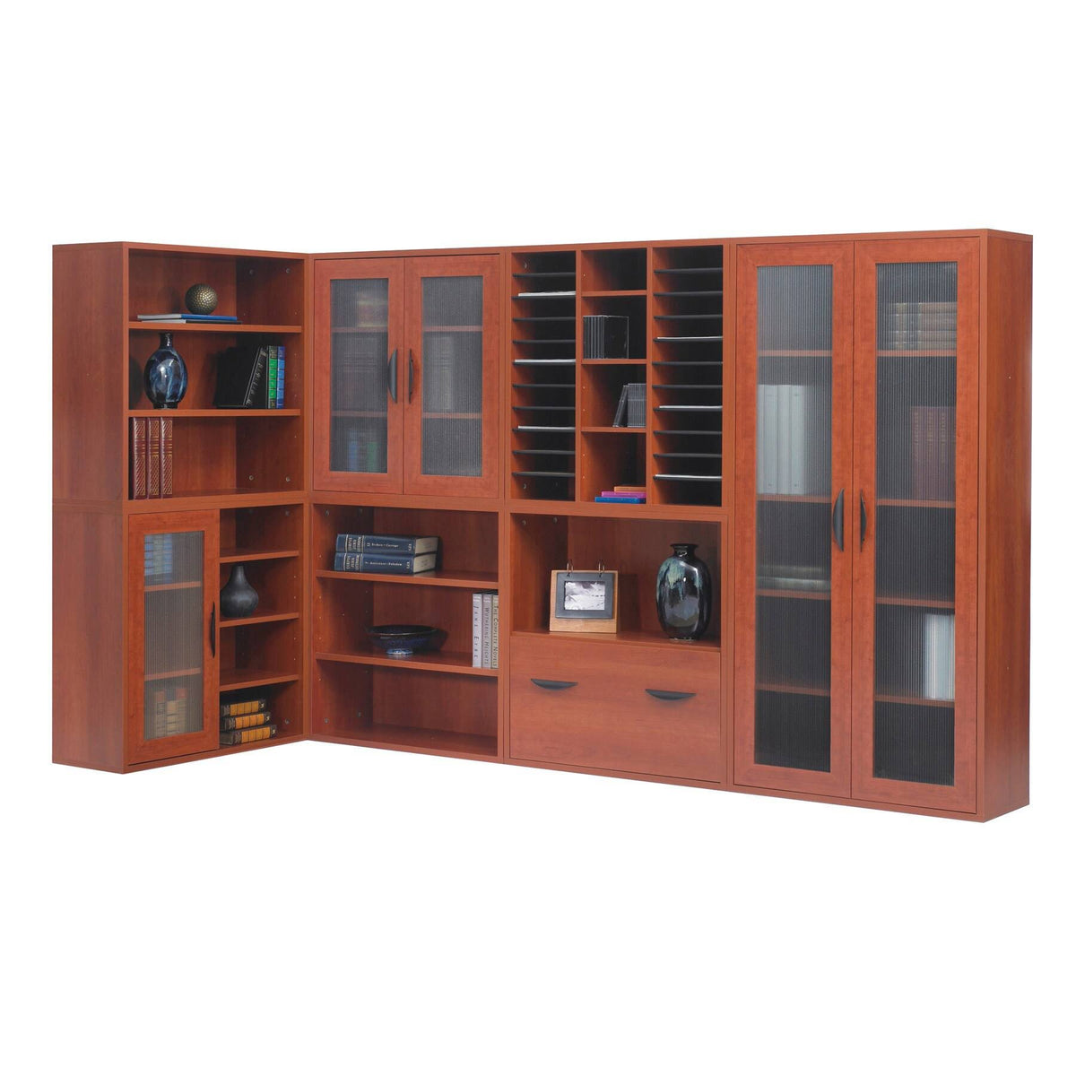 5 Shelf Wood Bookcase C497