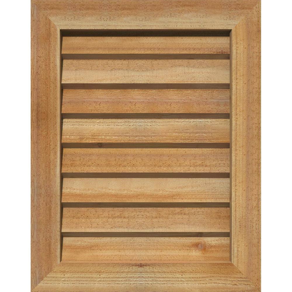 Vertical Gable Vent Unfinished Non-Functional X901774
