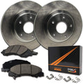 Max Brakes Premium OE Rotors with Carbon Ceramic Pads K12240