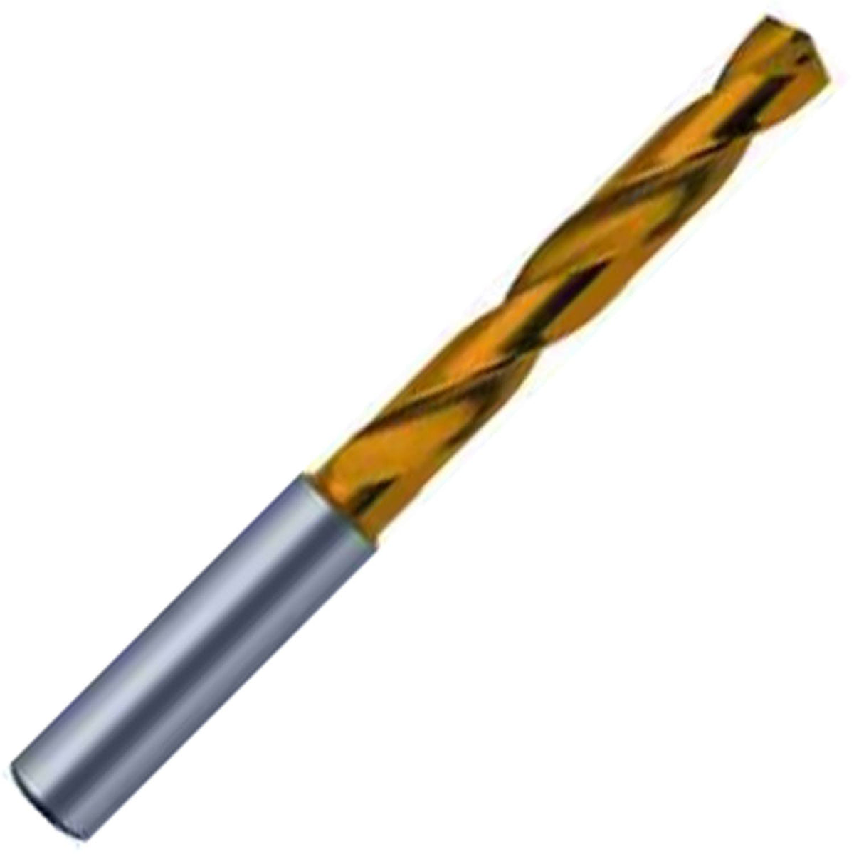 9.9mm Carbide 140° Point Tin Coated Coolant Fed Drill J53166