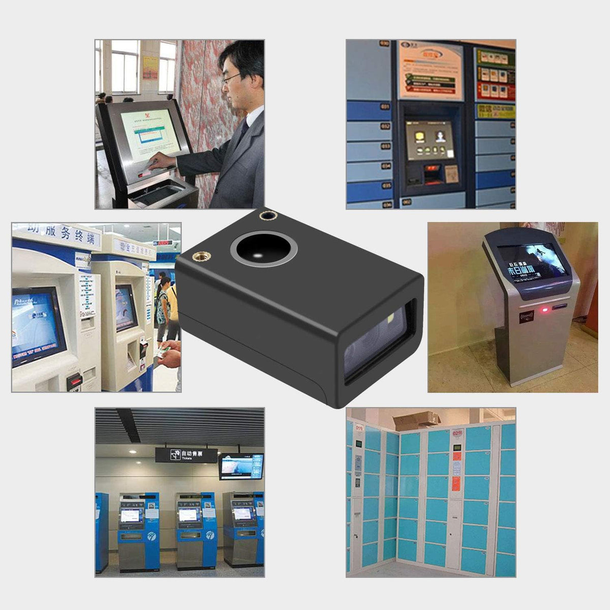 Mini Barcode Reader Scanner Pack of 2 R185077