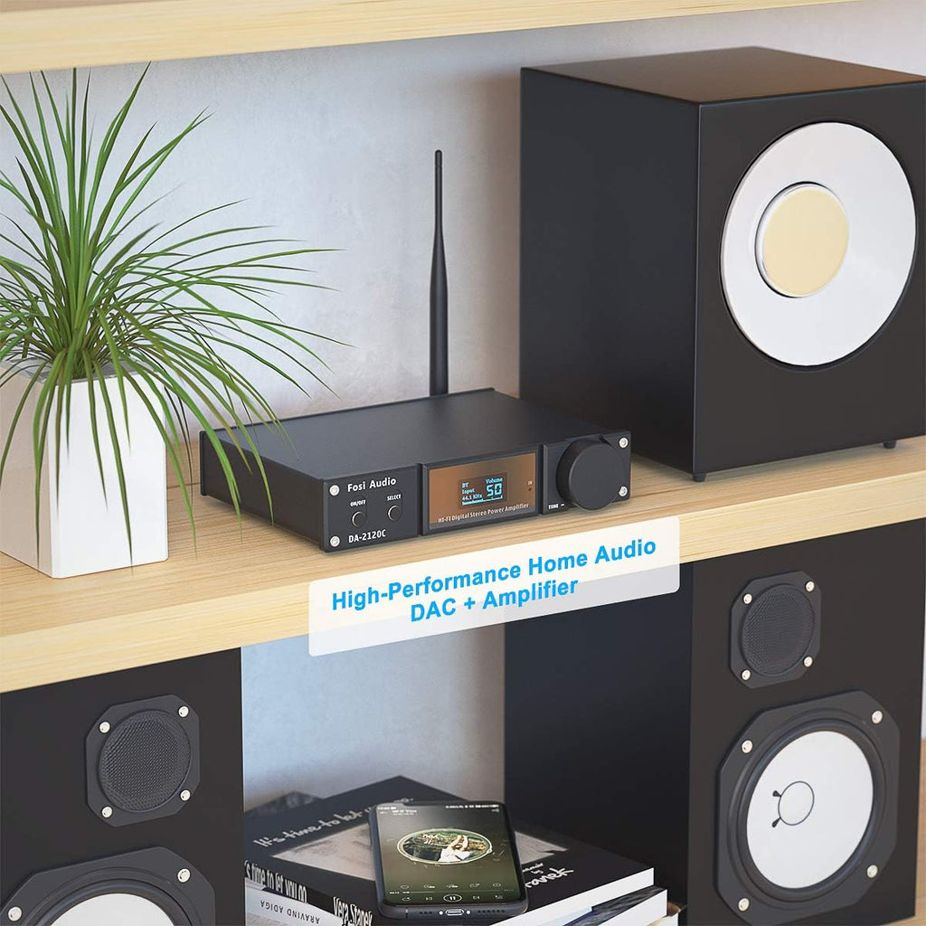 Bluetooth 5.0 Stereo Hi-Fi 2.1 Channel Amplifier M2325