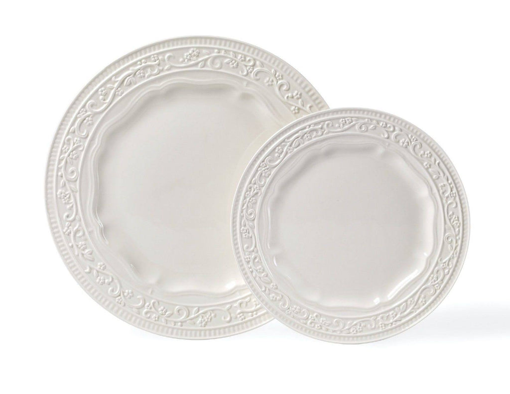 40 Piece White Dinnerware Set Y86160
