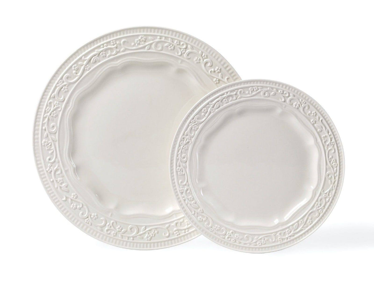 40 Piece White Dinnerware Set Y86160