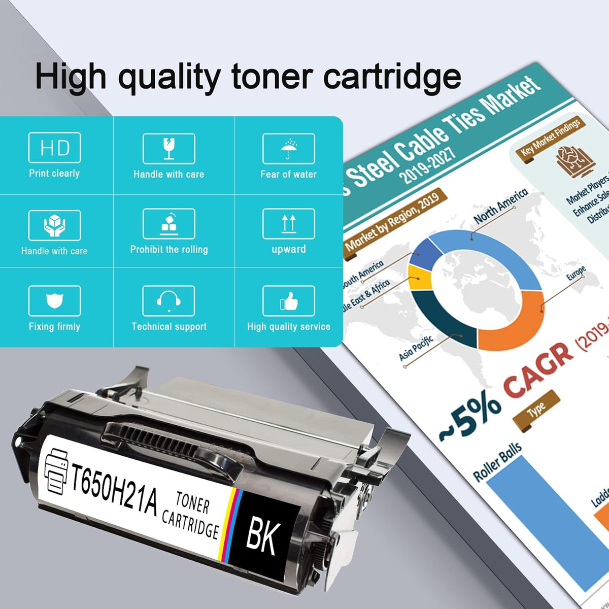 Black Toner Cartridge Z463
