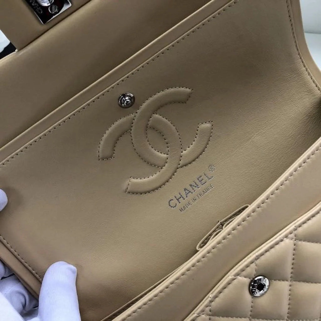 Beige Shoulder and Crossbody Handbag N932