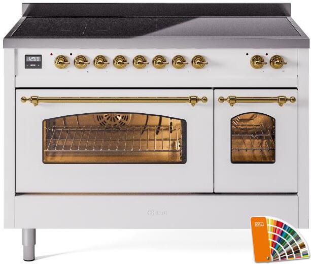 48 Induction Range with Electric Oven N404