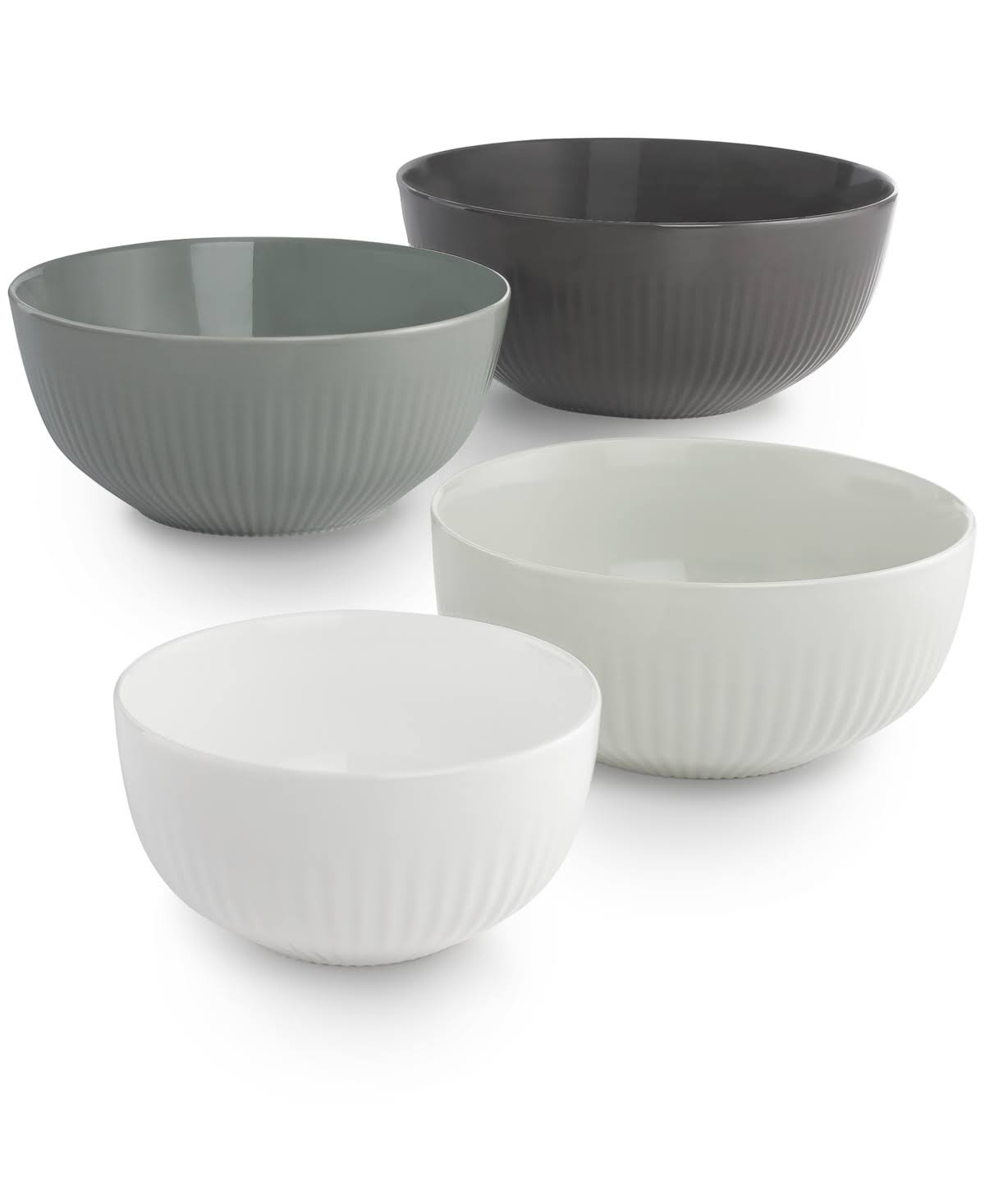 Gray Stacking Bowls Set of 4 Q8621